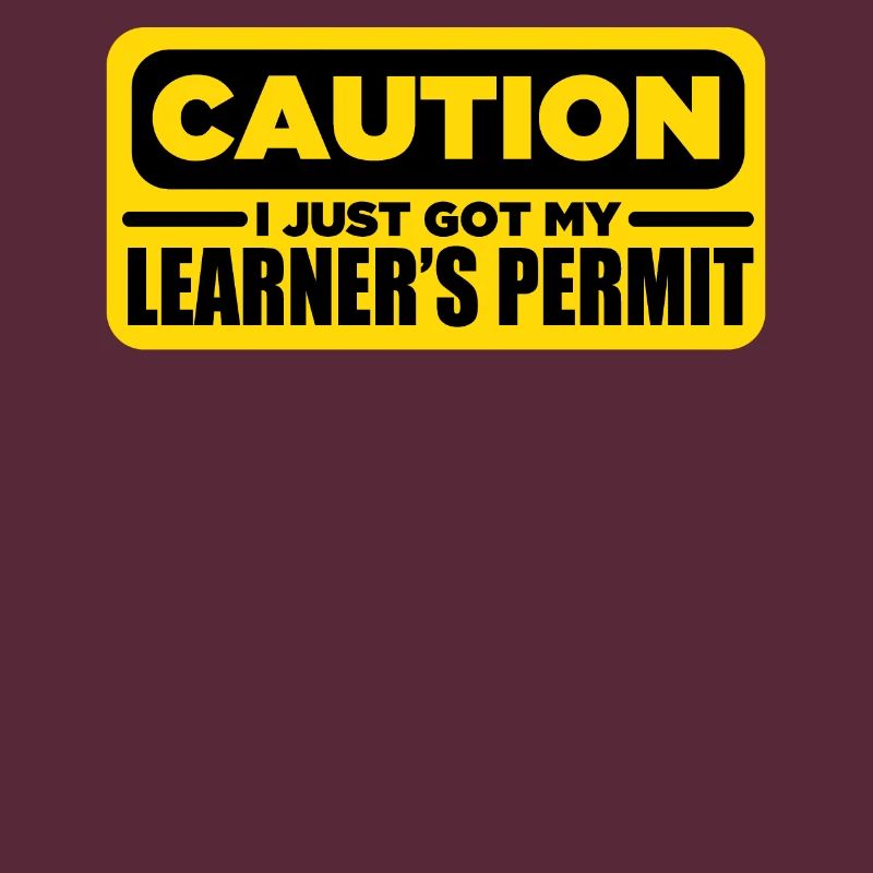 Caution I Just Got My Learners Permit