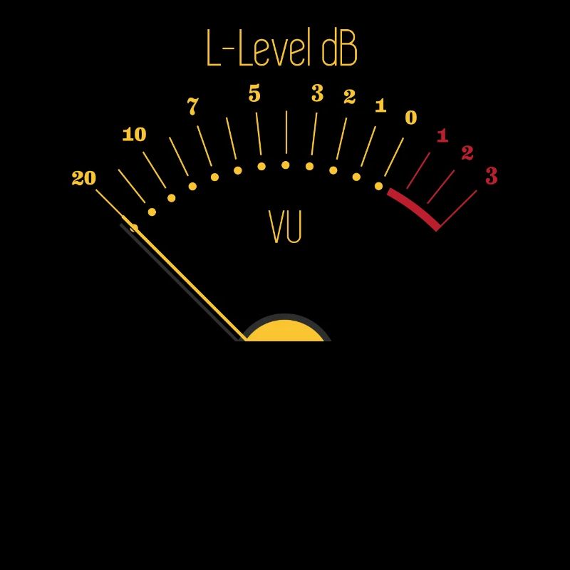 Vu Meter Tontechniker Geschenk