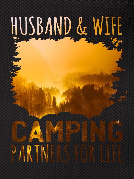 Camping couple