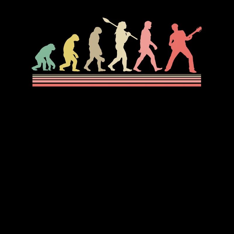 Gitarrist Gitarre Evolution