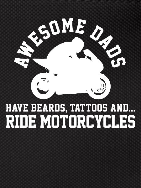 Motorbike beard dad
