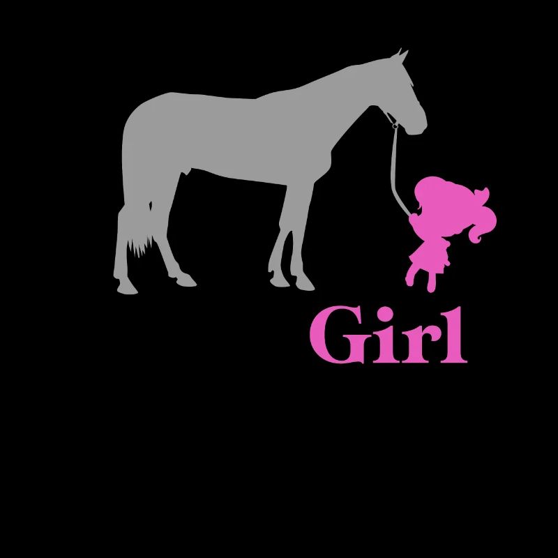 Nur ein Mädchen das Pferde liebt