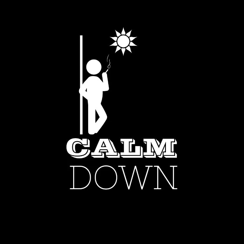 Calm Down - Raucher Arbeit Kollegen Zigarette