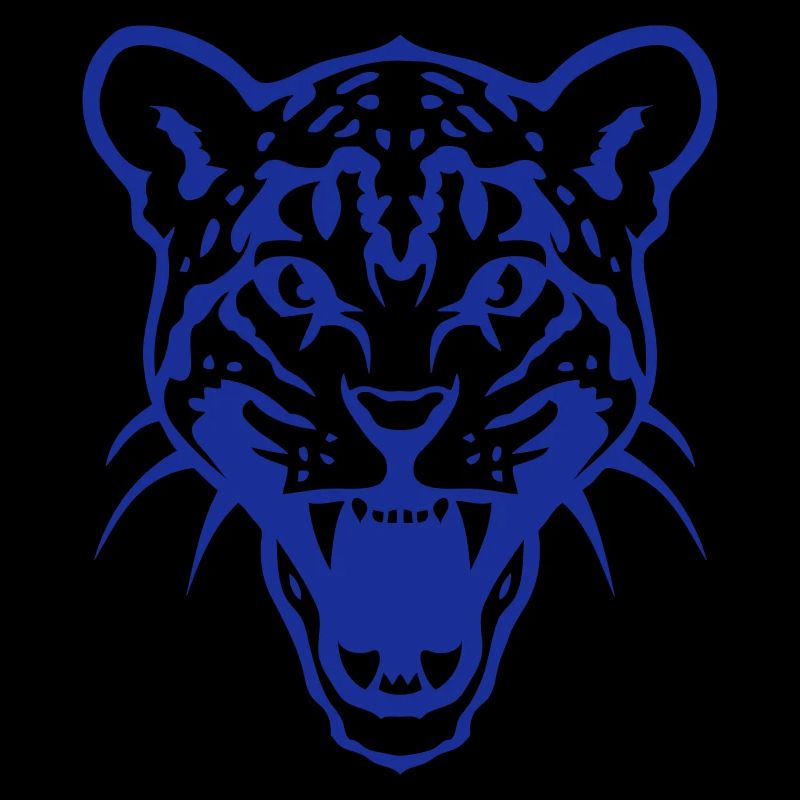 leopards gueule ouverte