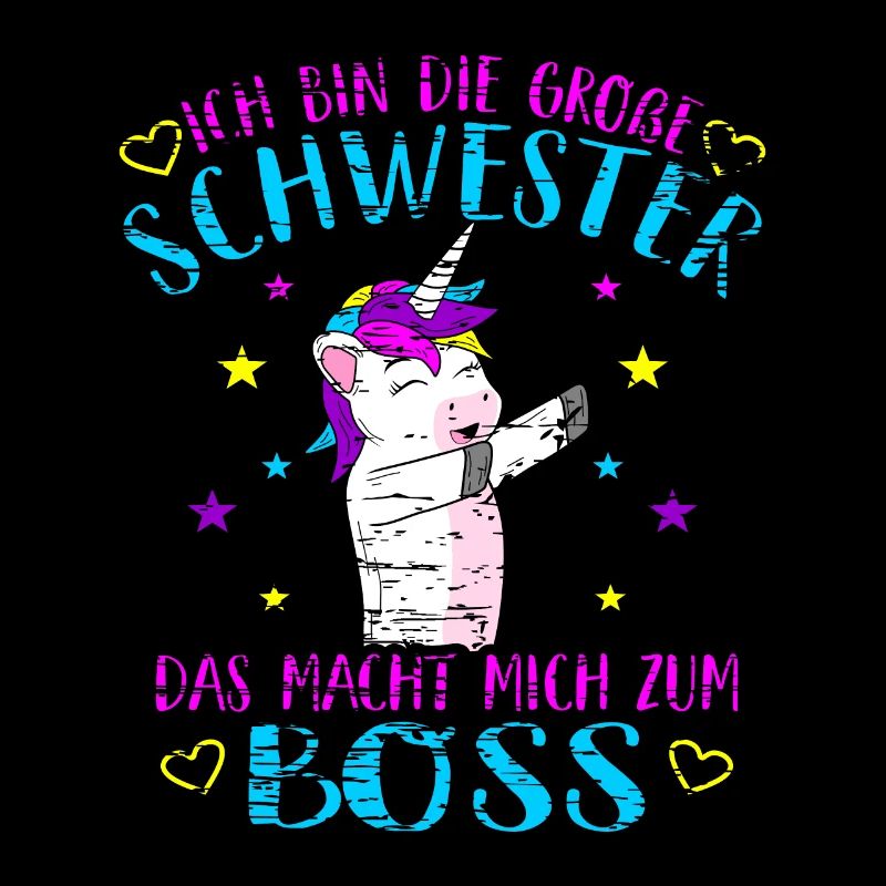 Große Schwester Boss Dabbing Einhorn Dab Mädchen