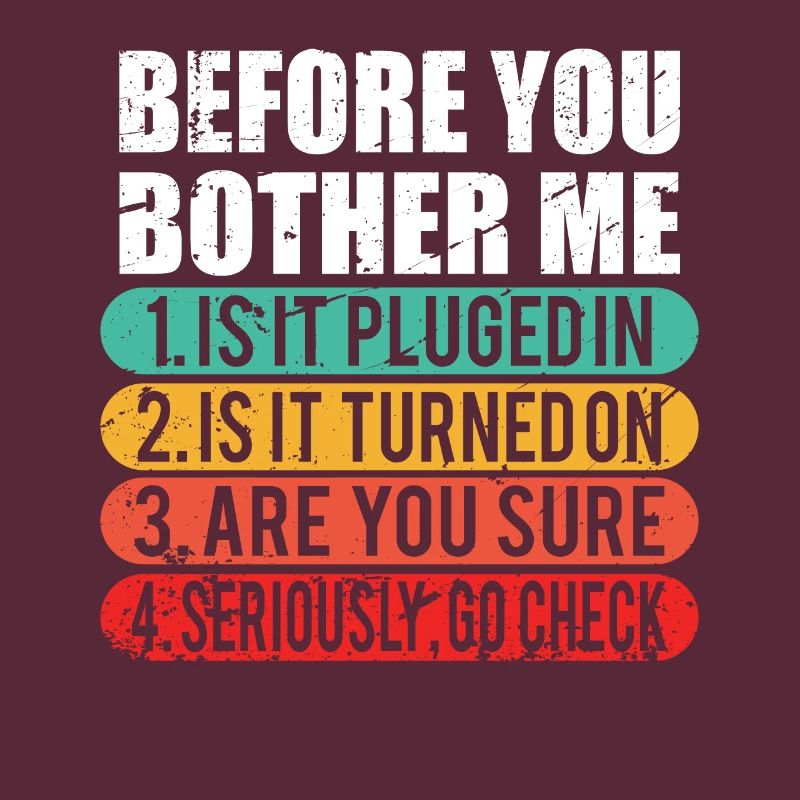 Funny Tech Support / Computer Techie Nerd Gift