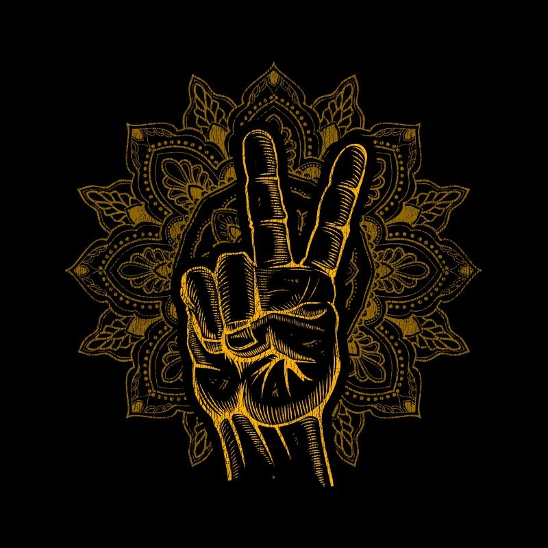 Peace hippie