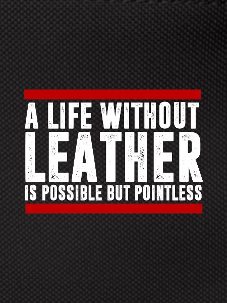 Living with leather