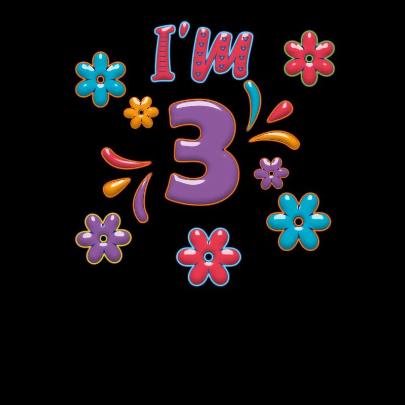 Cadeau d'anniversaire de 3 ans "I'm 3"