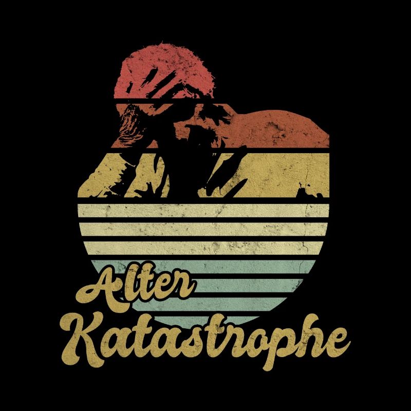 Alter Katastrophe Retro Vintage Style