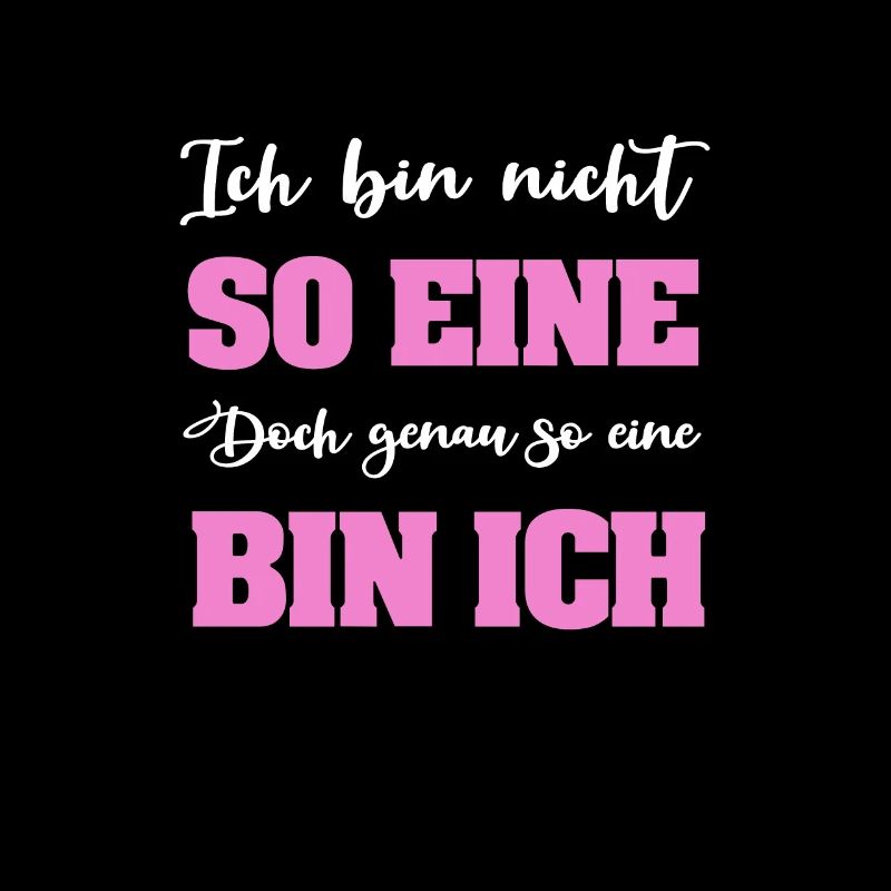 BIN NICHT SO EINE DOCH GENAU SO EINE BIN ICH RAP