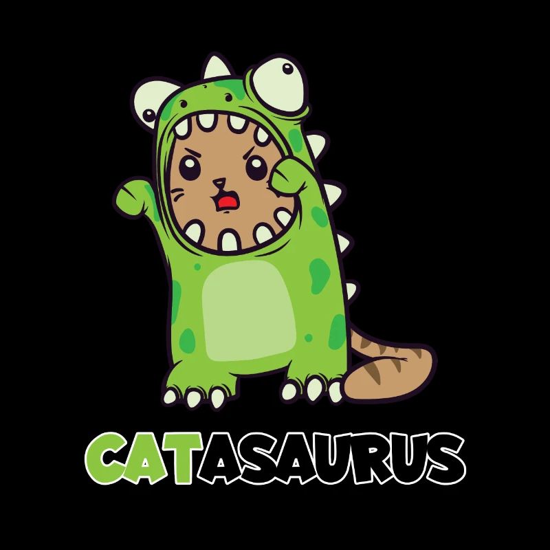 Catasaurus Katze Dino Kostüm Dinosaurier