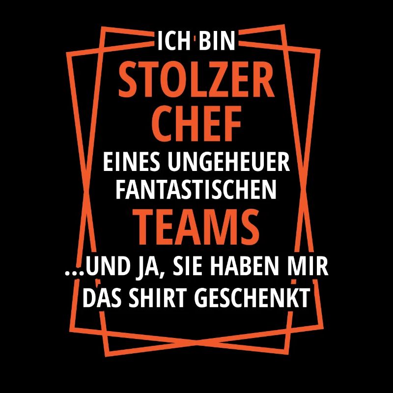 STOLZER CHEF ,BESTES TEAM, GESCHENK