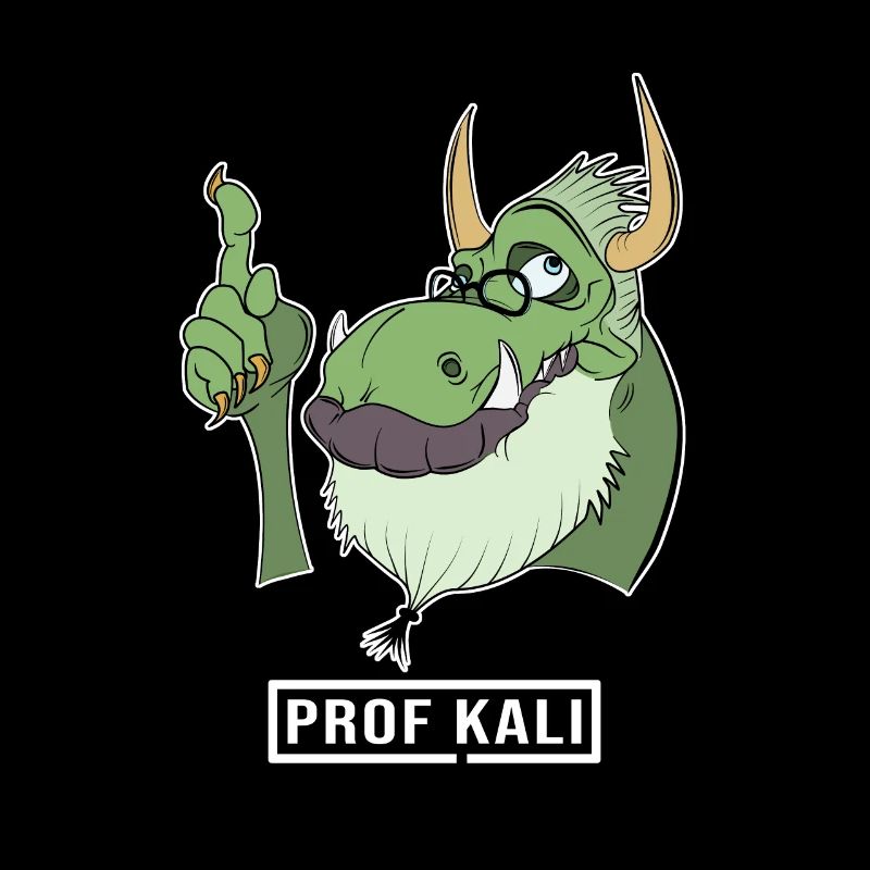 Administrateur informatique Kali Linux Tux Dragon Head