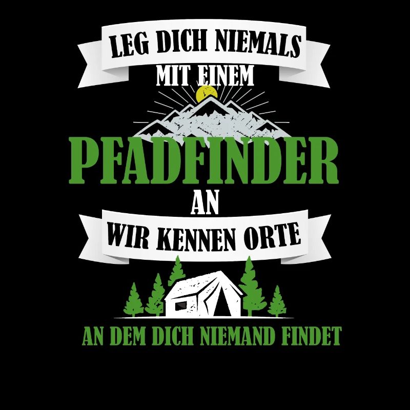 Leg Dich niemals mit einem Pfadfinder an geschenk