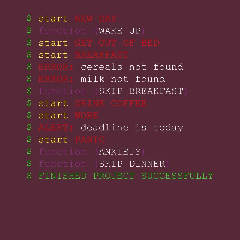Programmer joke code function method