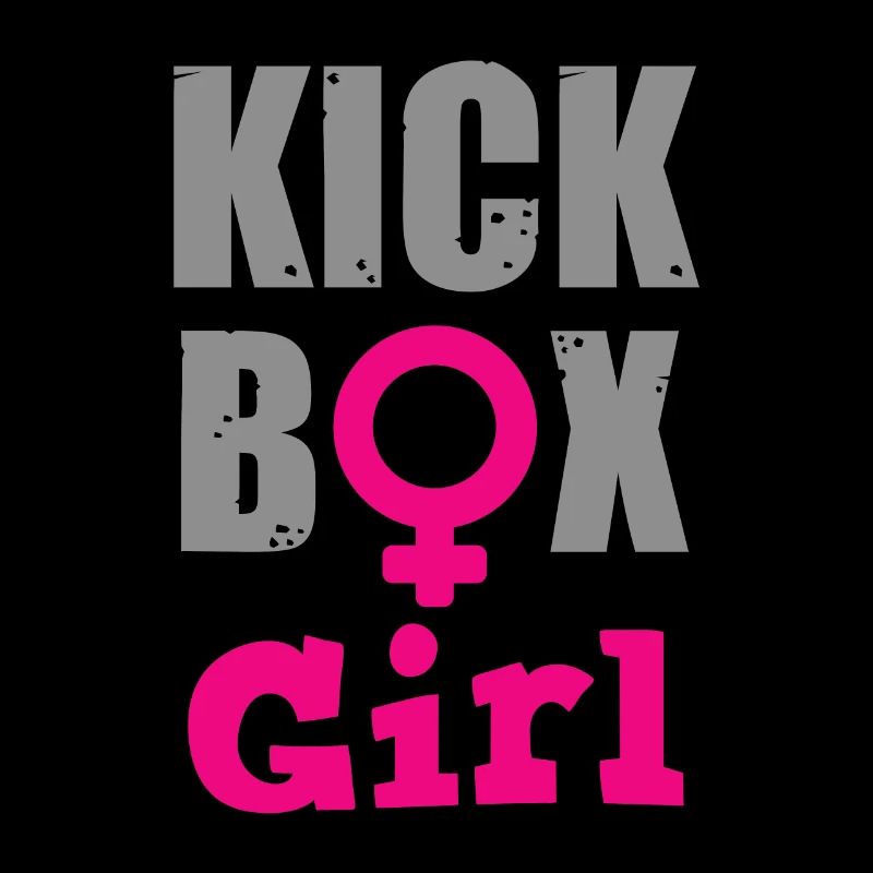 Kickbox-Mädchen