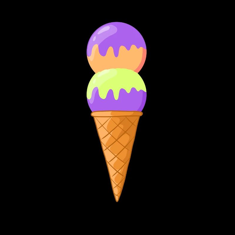 Cornet de crème glacée 8