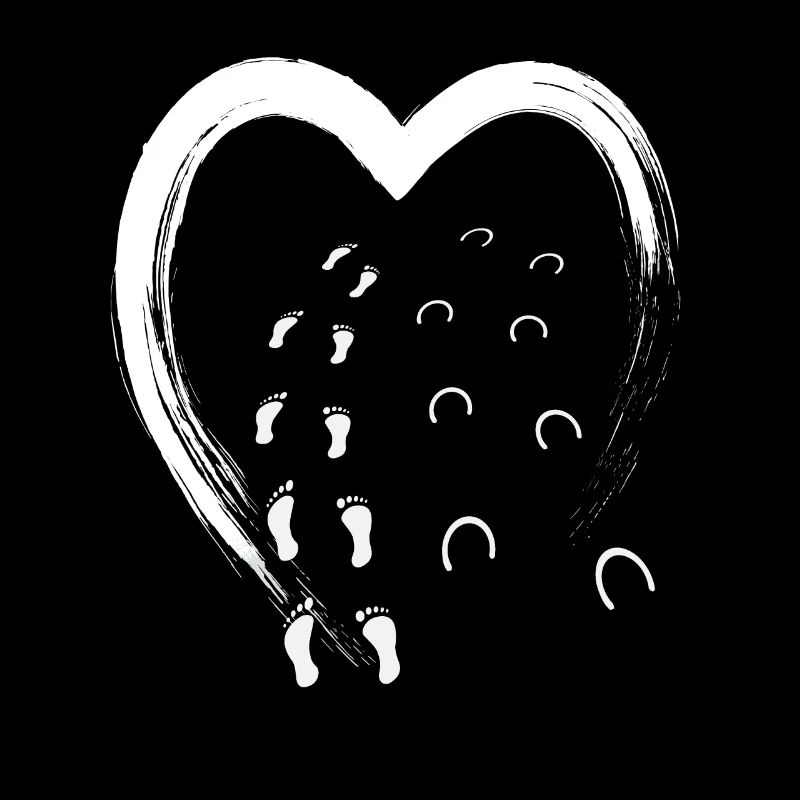 Never walk alone équitation sabots traces amour