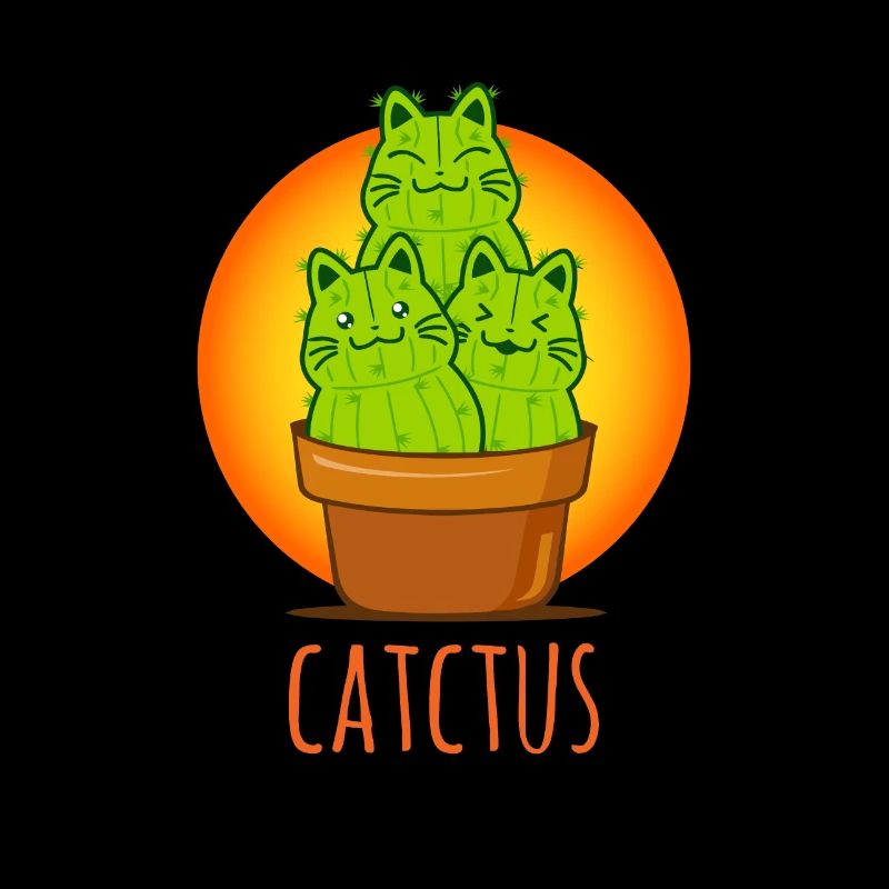 Catctus cactus cats humor pun