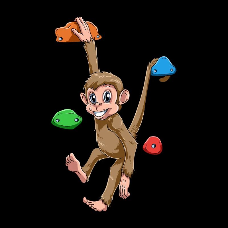 Boulder Monkey - mignon singe grimpant