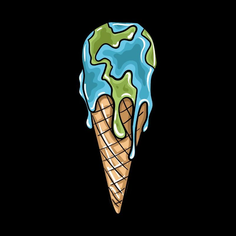 Melting World Ice Cream Cone