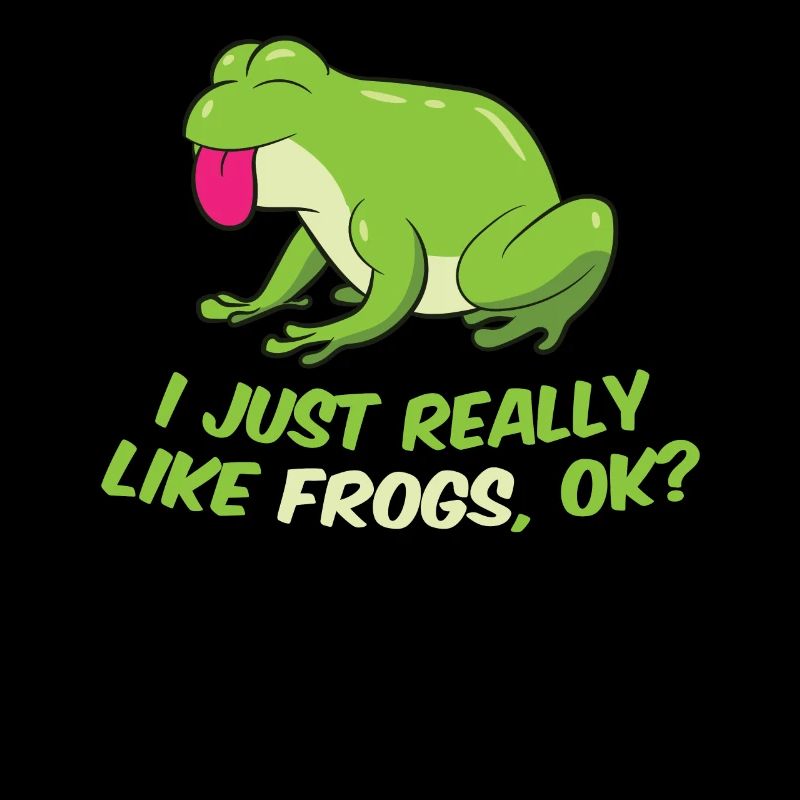 J’aime les grenouilles Tout simplement C’est une grenouille vraiment drôle