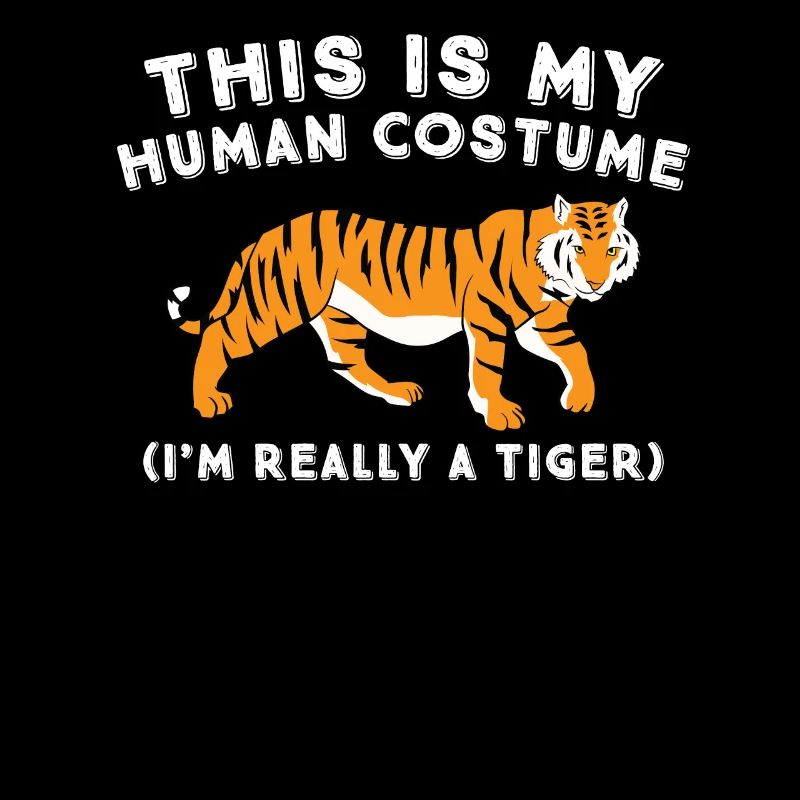Mein Menschen Kostüm Ich Bin Wirklich Ein Tiger