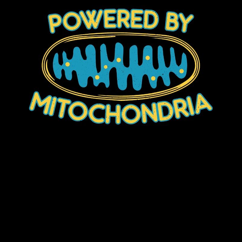 Propulsé par les mitochondries - cadeau ringard et geek
