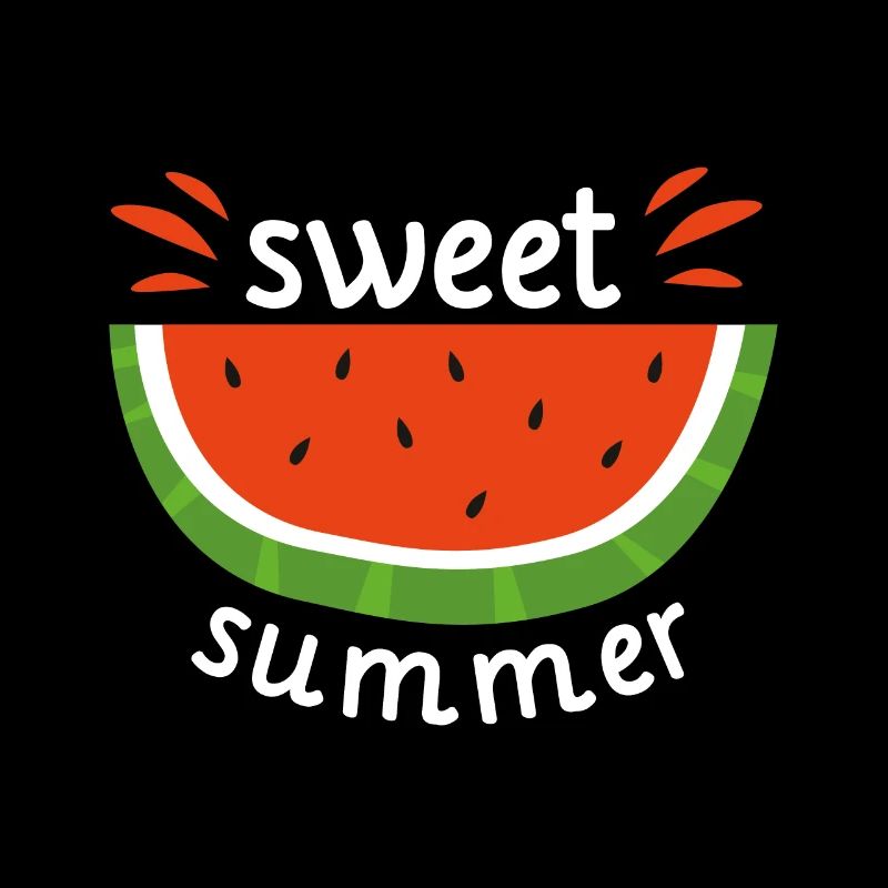 Doux soleil plage melon fruit cadeau