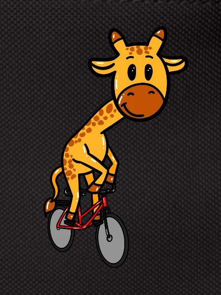 Cycling giraffe