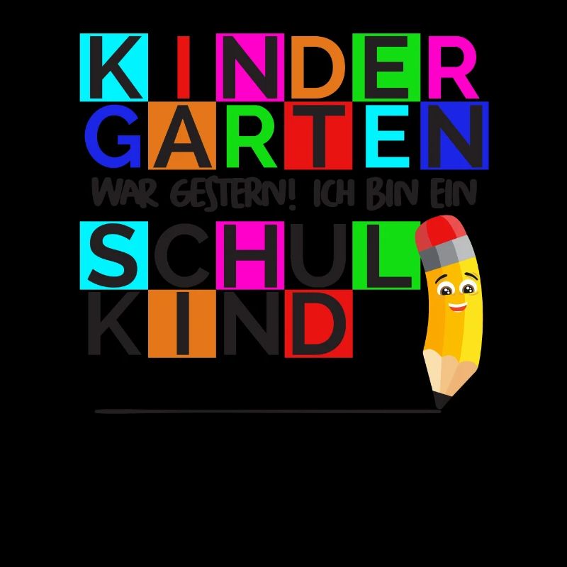 Kindergarten War Gestern Ich Bin Ein Schulkind