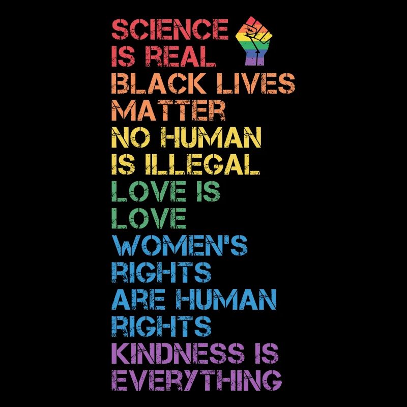 BLM Science Is Real Black Lives Matter LGBT Pride