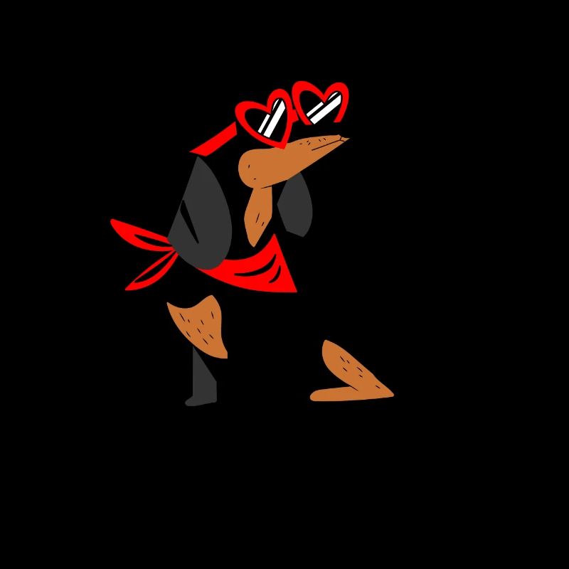 mignon teckel chienne chien teckel teckel