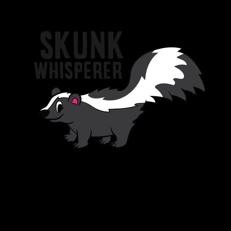 Funny Skunk Whisperer Funny Skunks Lover Gift