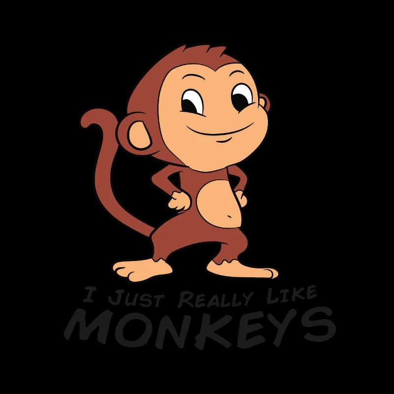 J’aime les singes vraiment mignons