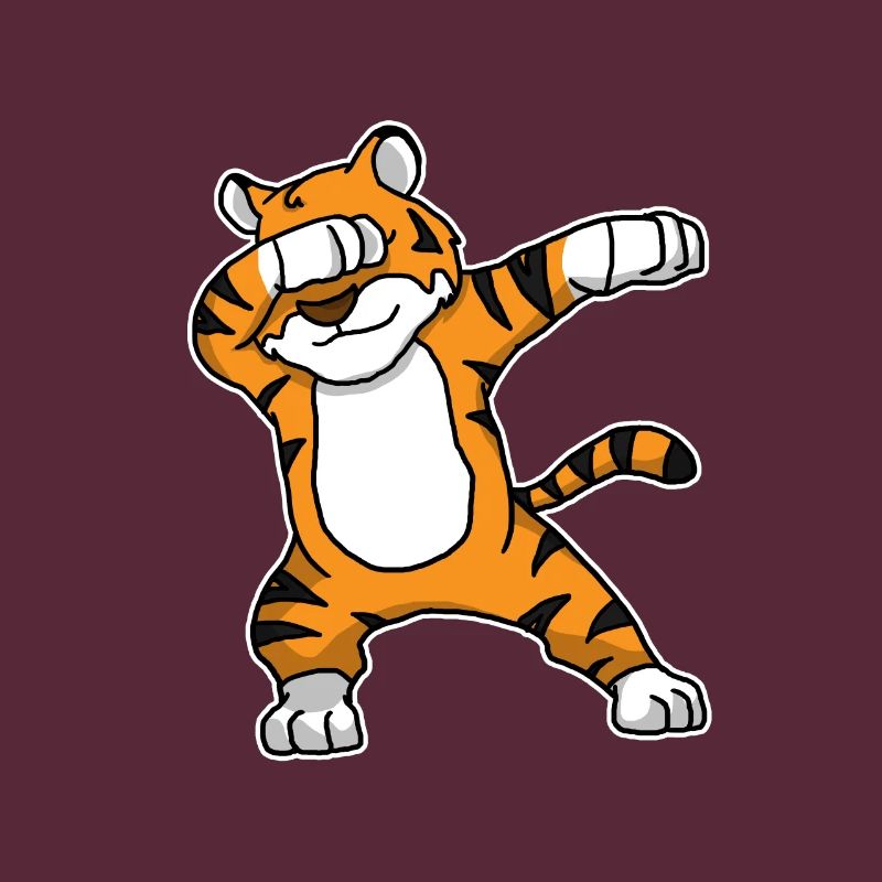 Funny Dabbing Tiger Dab Dance Panther Gift