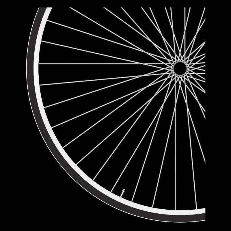 Découpe de pneu de vélo