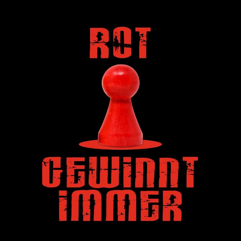 ROT GEWINNT IMMER - BRETTSPIELE GESCHENK