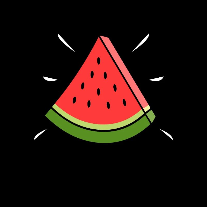 Conception drôle de pastèque pour la plage