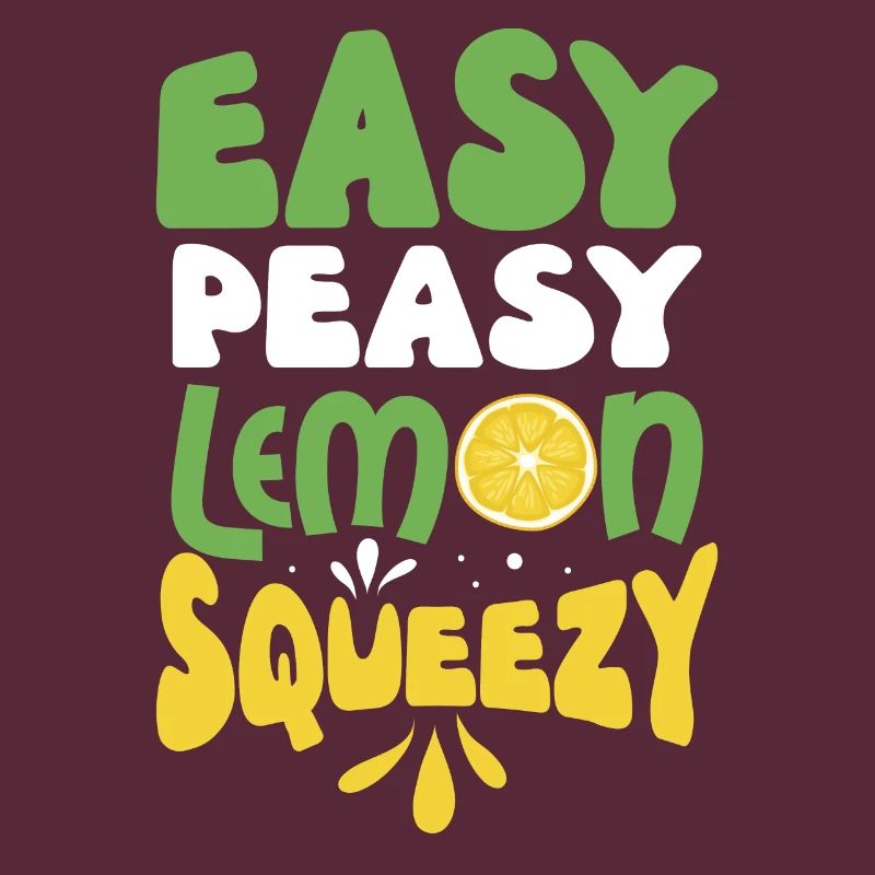 Funny Easy Peasy Lemon Squeezy Gift Design Pun