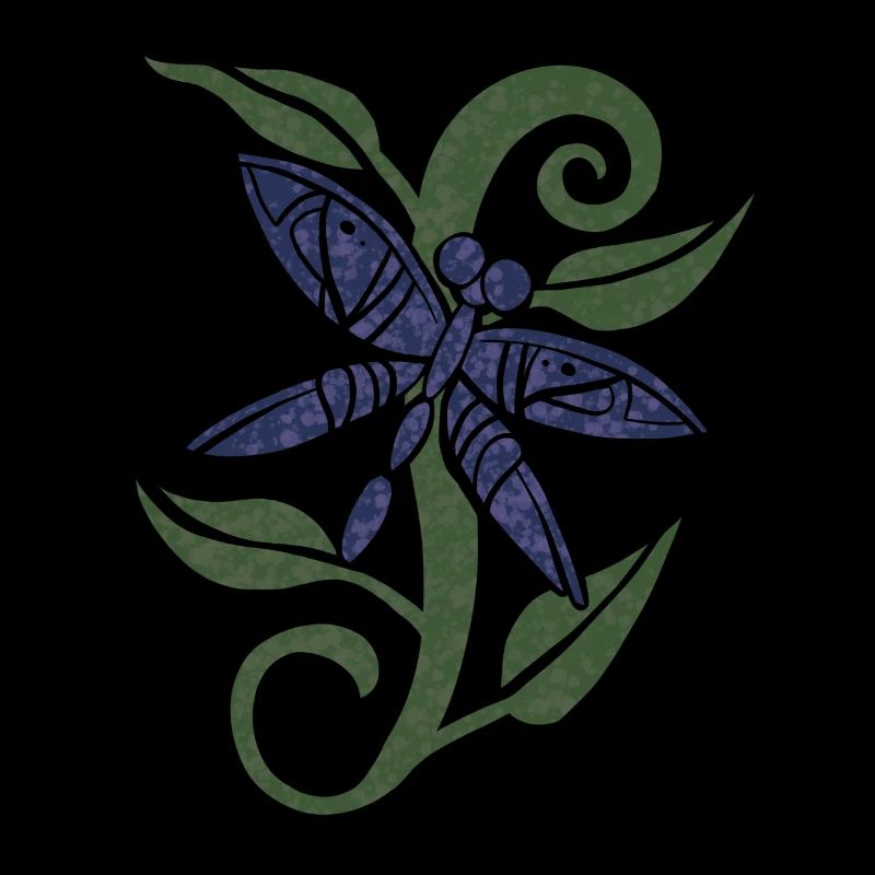Libellule bleue