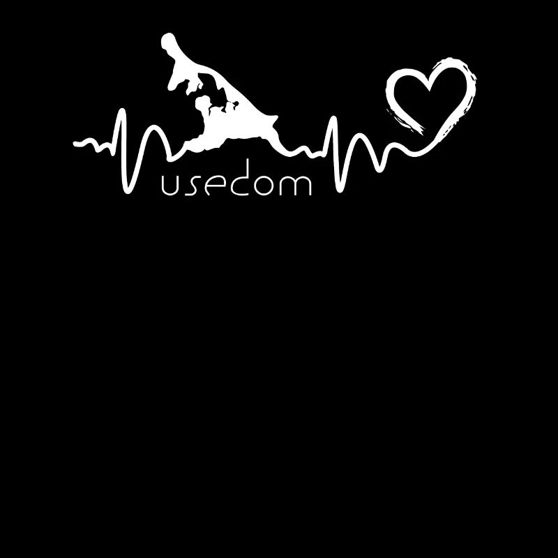 Usedom - heartbeat (white)