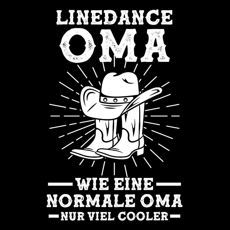 Line Dance Großmutter Tänzerin Country Western Oma