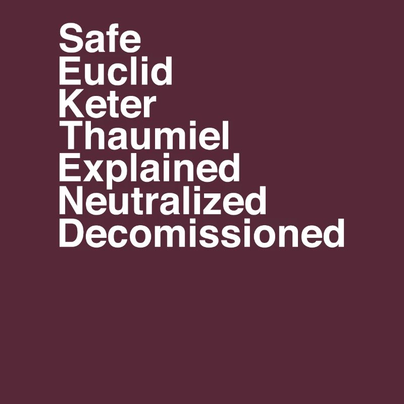 Object classes secure contain protect scp