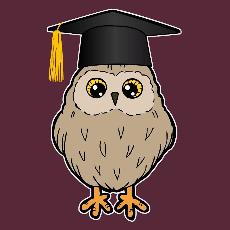 Bachelor Master Studium Abschluss Eule Lustig