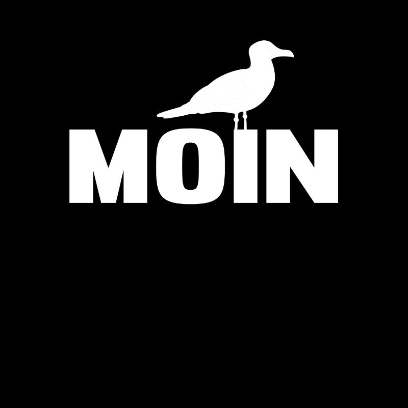 Moin Möwe Möve Nordeutschland Vogel Küste Geschenk