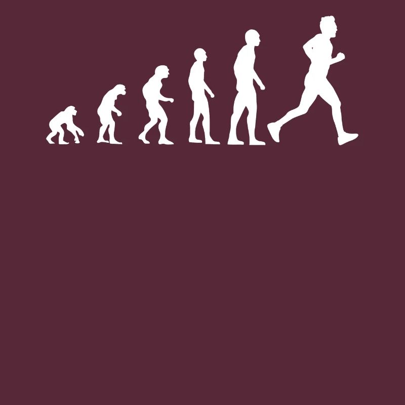 Jogging Run Runner Evolution Funny Gift