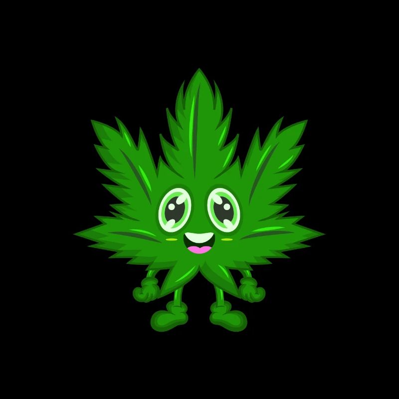 Cannabis Comic Hanf Blatt