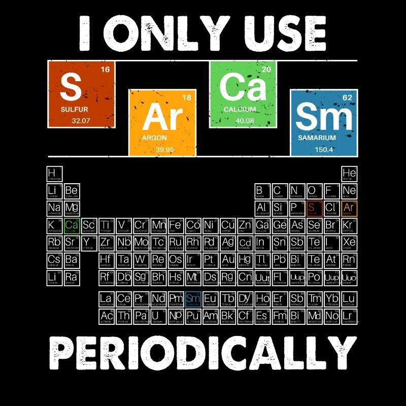 I Only Use Sarcasm Periodically